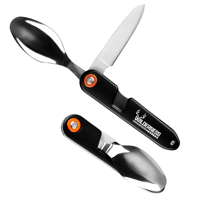 Campfire Fork-Spoon Combo: Your Ultimate Stainless Steel Adventure Buddy!
